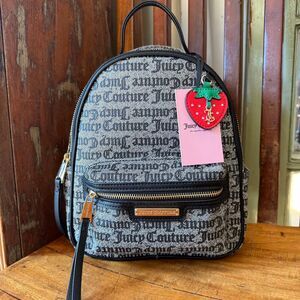 NWT Juicy Couture Rosie Mini Backpack Black